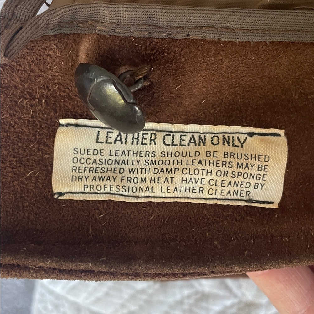 Vintage Suede Leather Fringe  Jacket - Picture 5 of 6